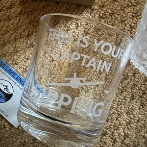 Engraved Whiskey Glass